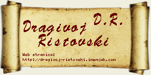 Dragivoj Ristovski vizit kartica
